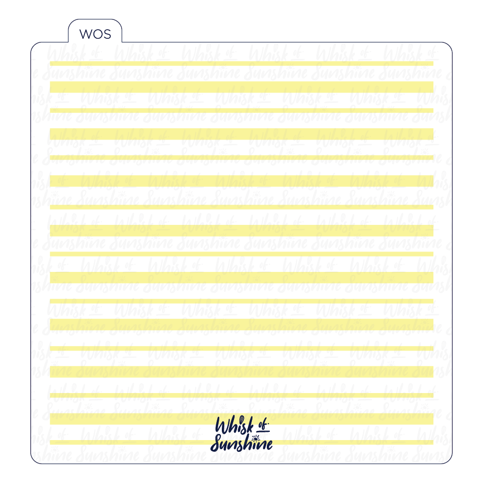 Alternate Stripes Stencil