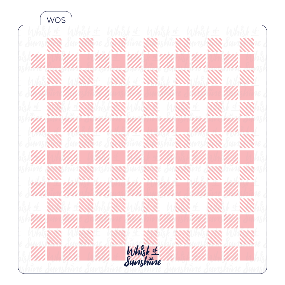 Buffalo Plaid Stencil (Mini)