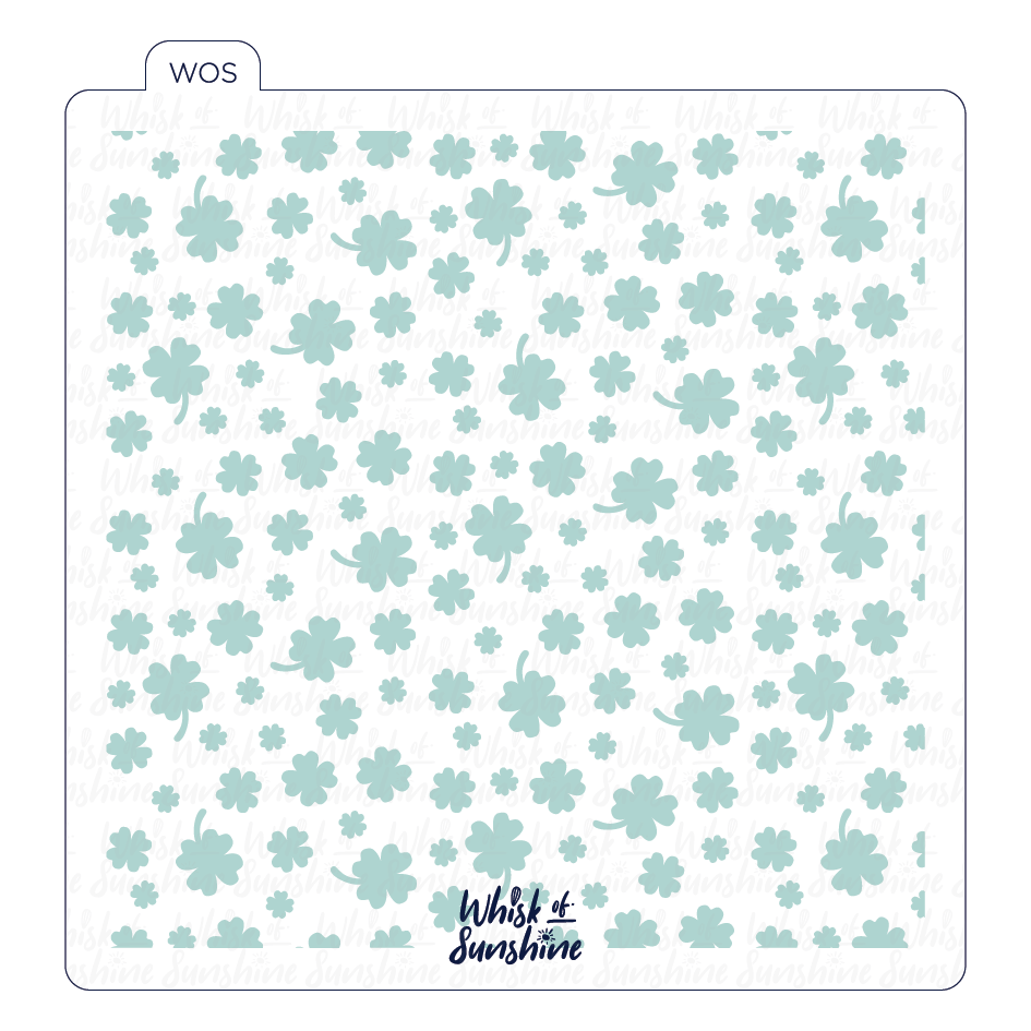 Clover Leaf Stencil