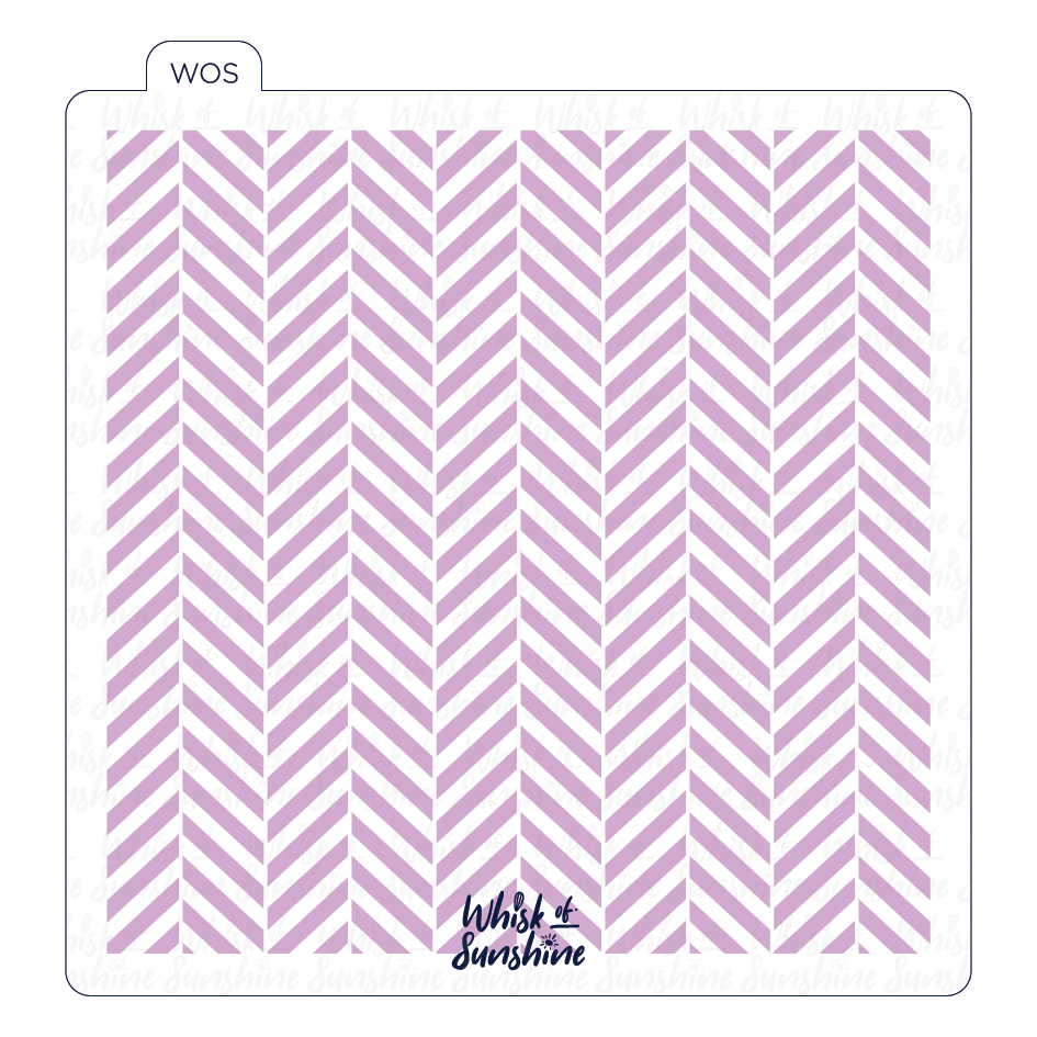 Herringbone Stencil