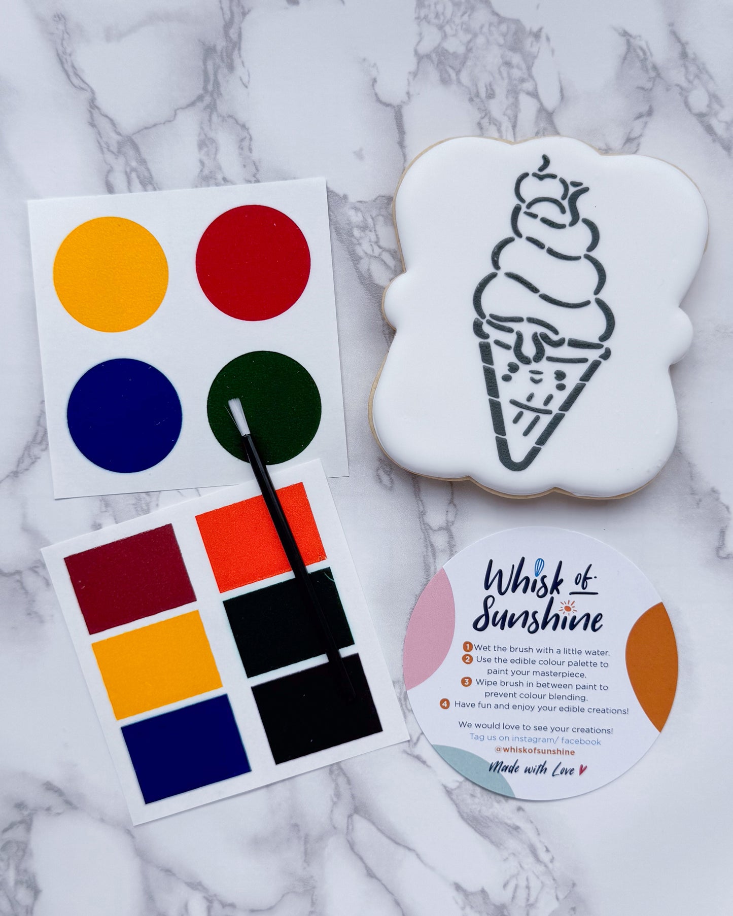 Ice Cream Paint Your Own Cookie