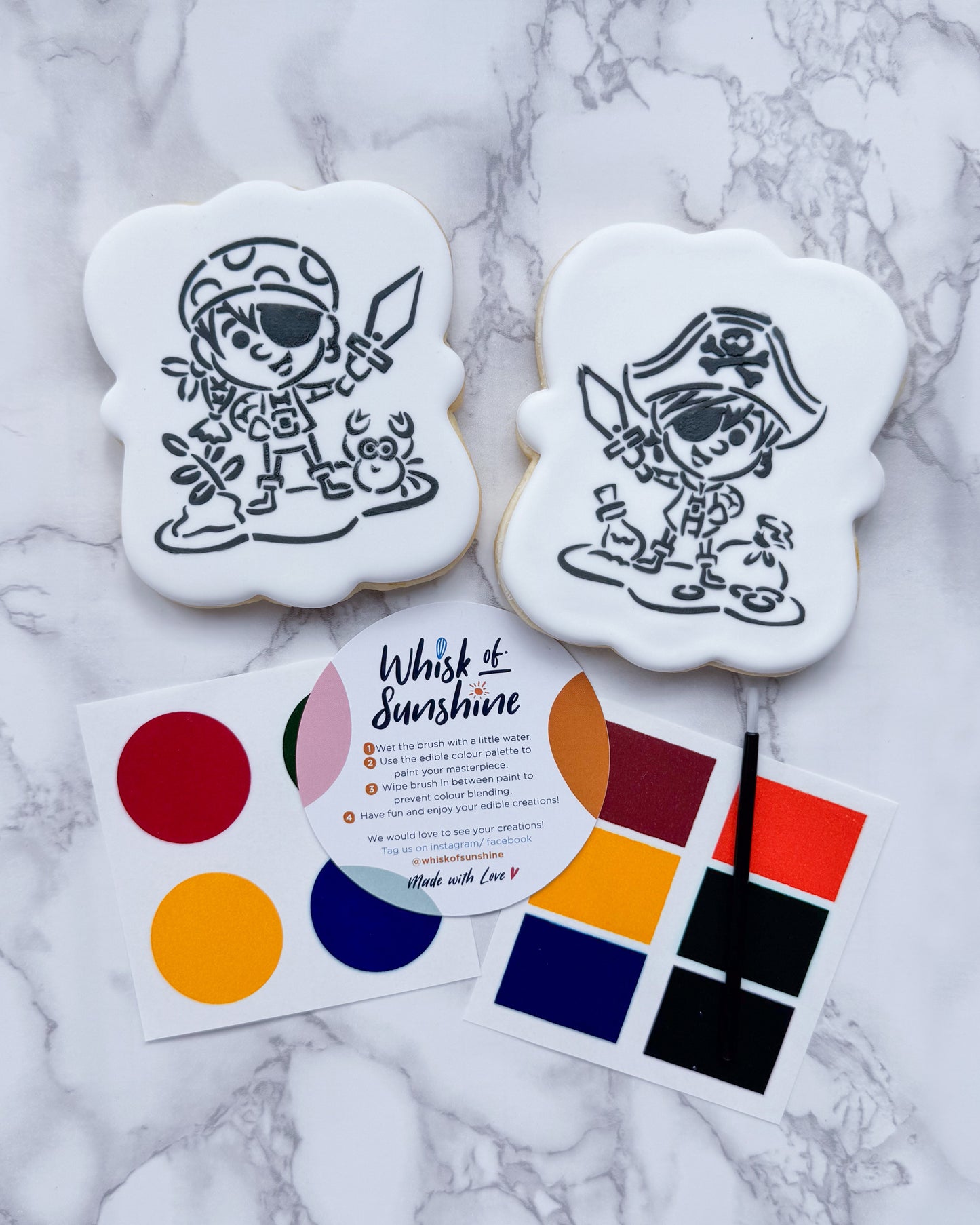 Pirates Paint Your Own Cookie Kit