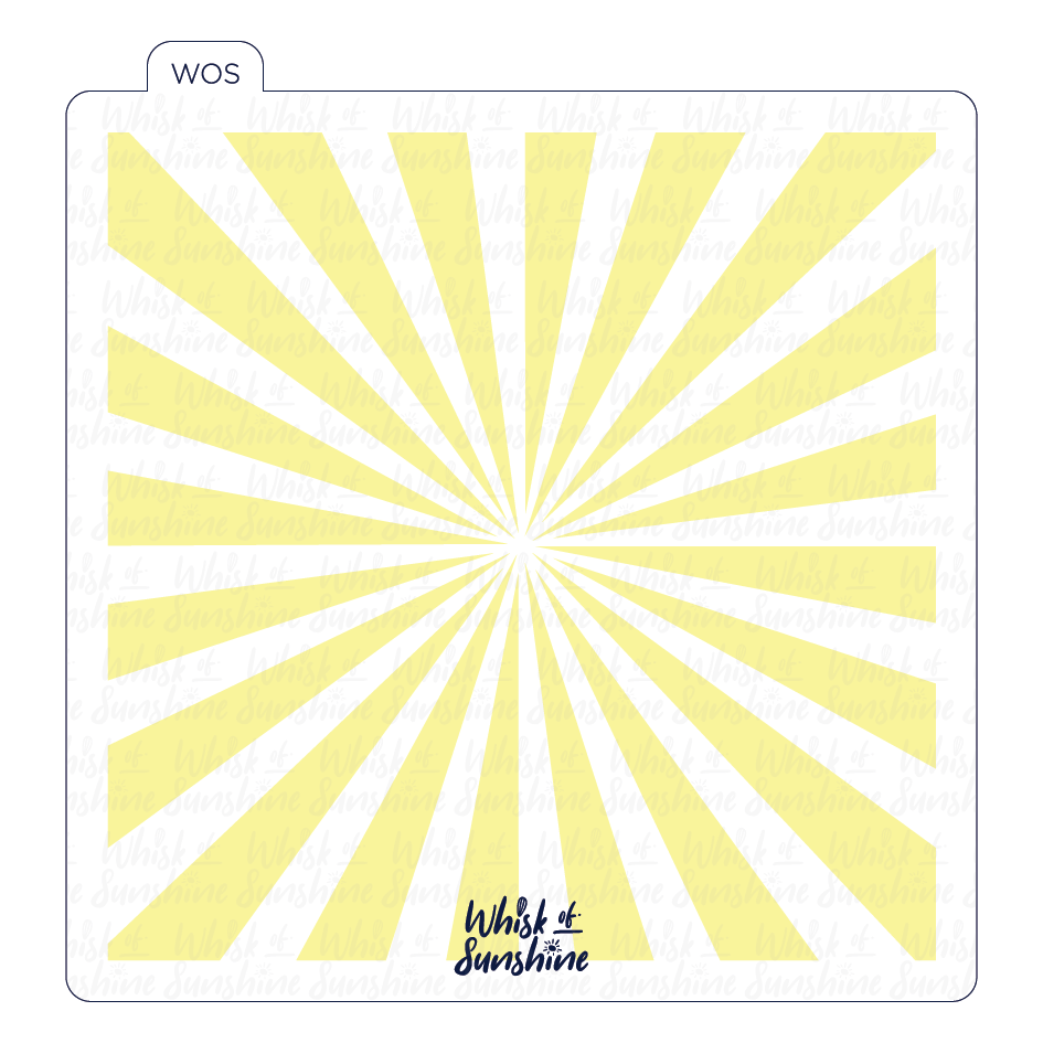 Sunburst Stencil