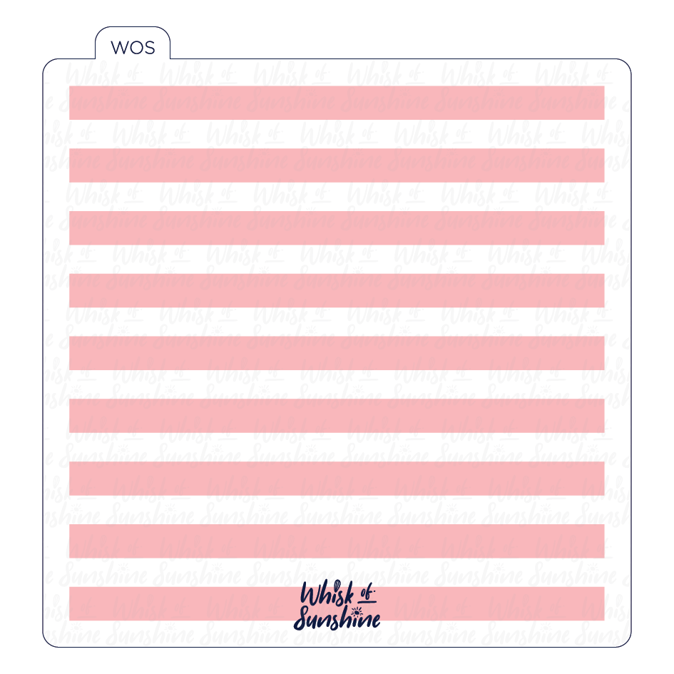 Stripes Stencil (Medium)