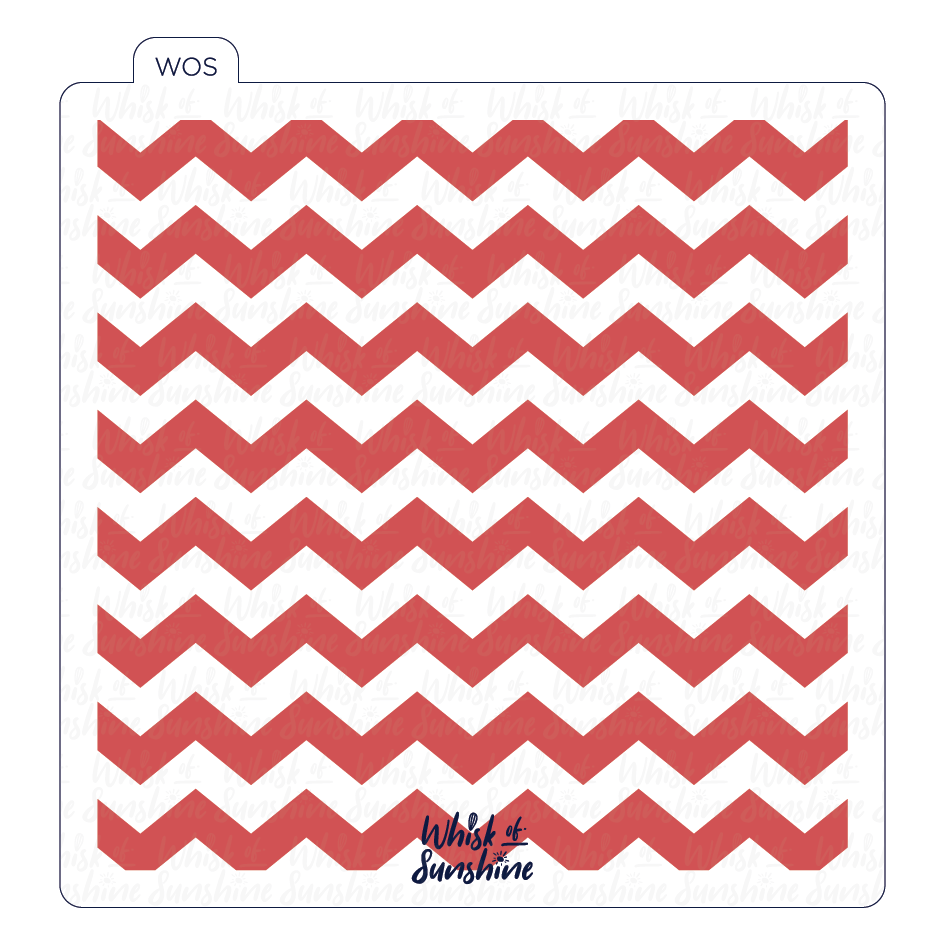 Zig Zag Stencil (Medium)