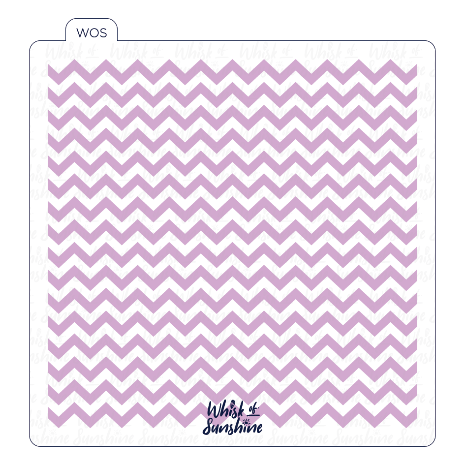 Zig Zag Stencil (Small)