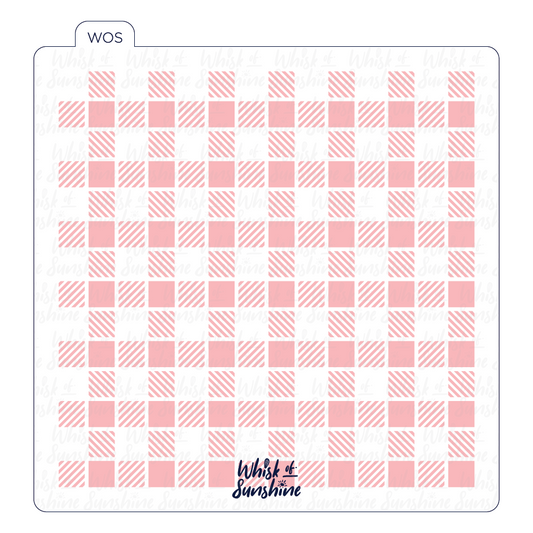 Buffalo Plaid Stencil (Mini)