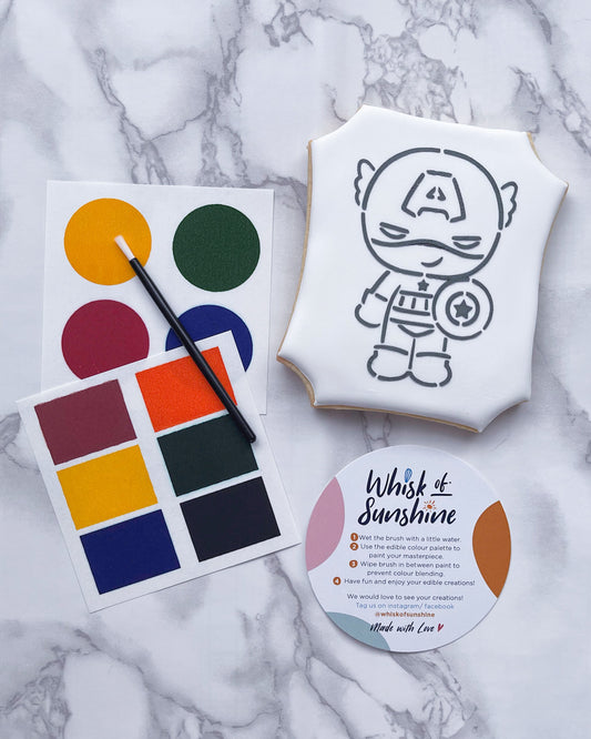 Captain A Paint Your Own Cookie