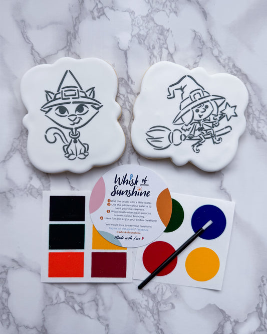 Witch & Cat PYO Cookie Kit
