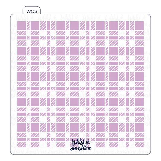 Chequered Plaid Stencil