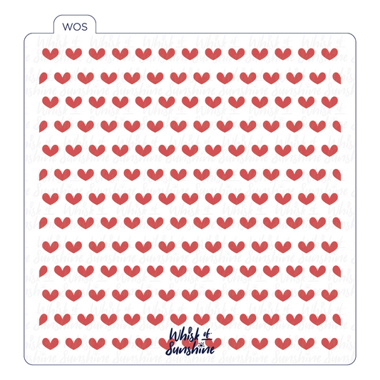 Chubby Hearts Stencil