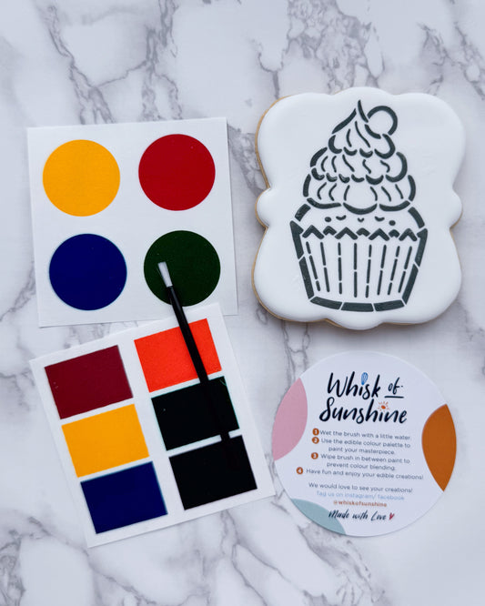 Cupcake Paint Your Own Cookie