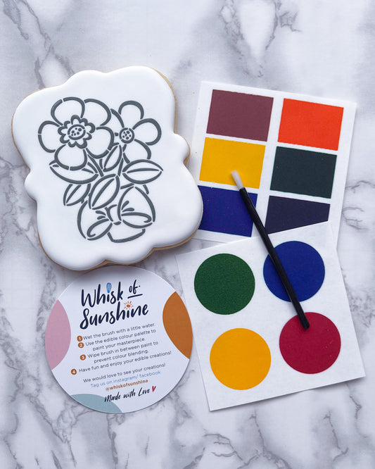 Flower Paint Your Own Cookie