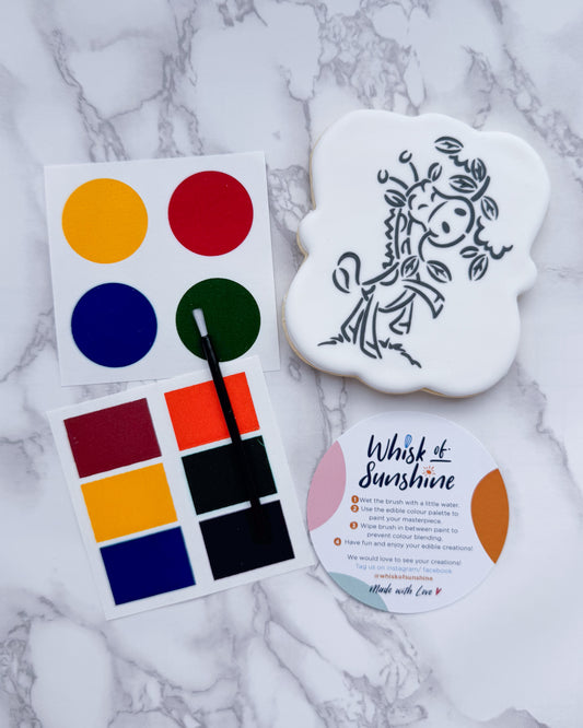 Giraffe Paint Your Own Cookie