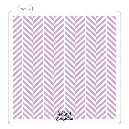 Herringbone Stencil