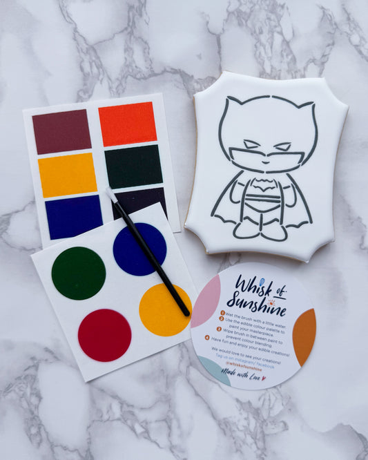 Bat-Man Paint Your Own Cookie