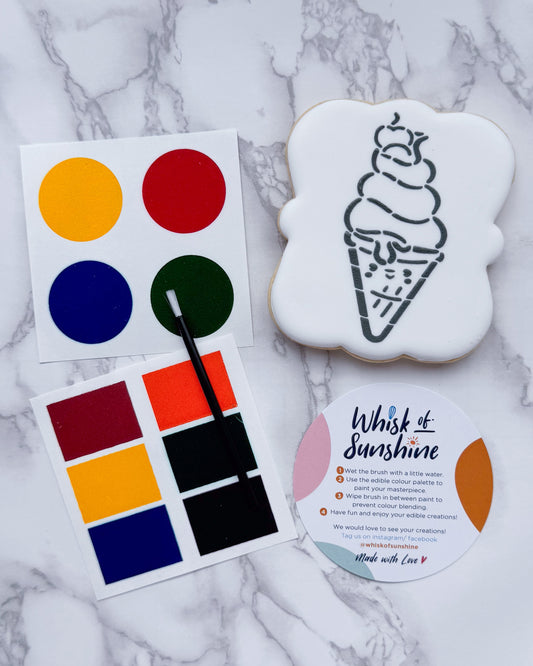 Ice Cream Paint Your Own Cookie