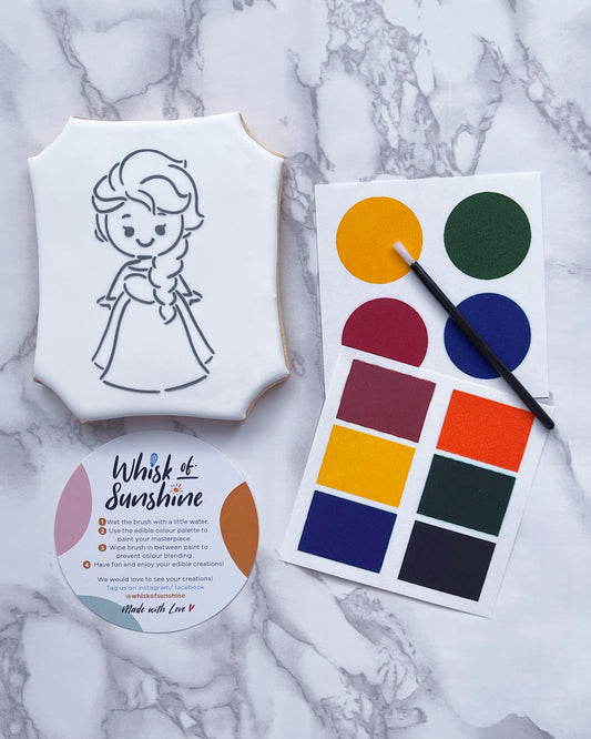 Ice Queen Paint Your Own Cookie