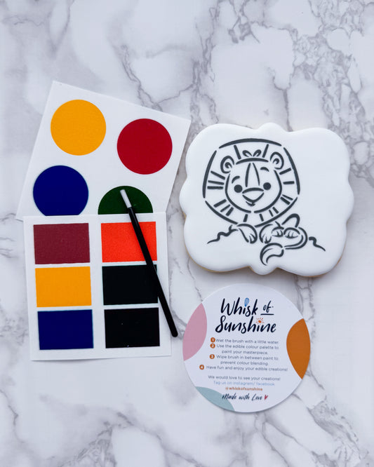 Lion Paint Your Own Cookie