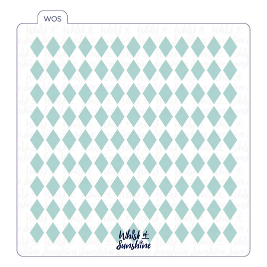 Chequered Diamond Stencil (Mini)