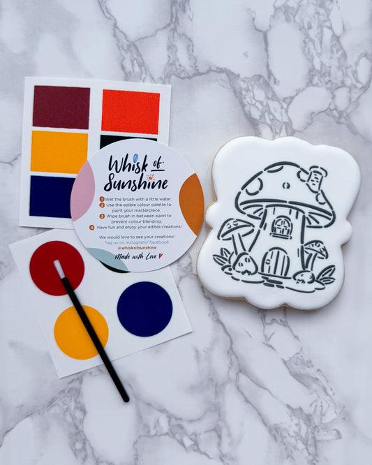 Shroom House Paint Your Own Cookie