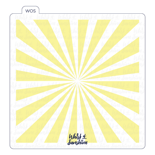 Sunburst Stencil