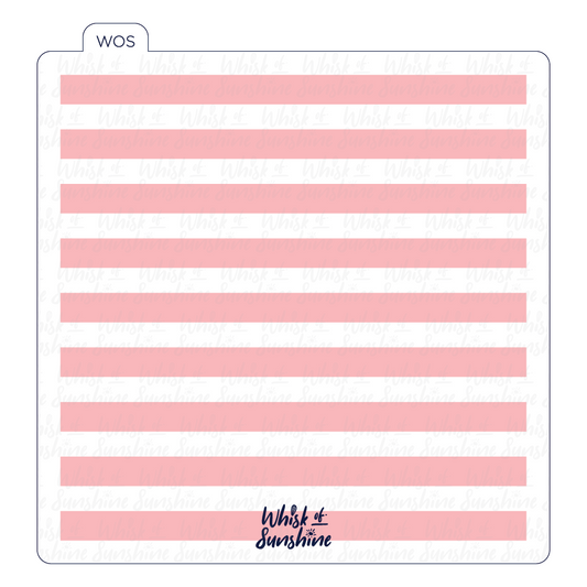 Stripes Stencil (Medium)