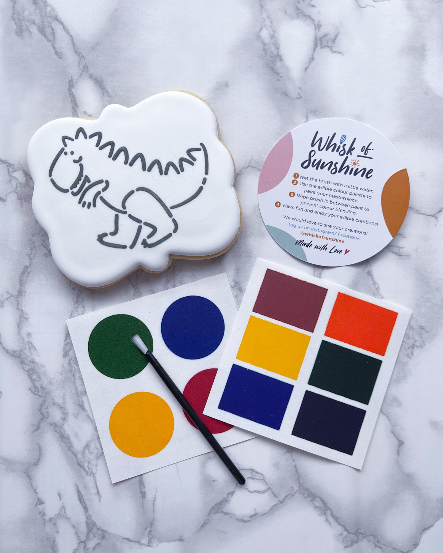 T-Rex Paint Your Own Cookie