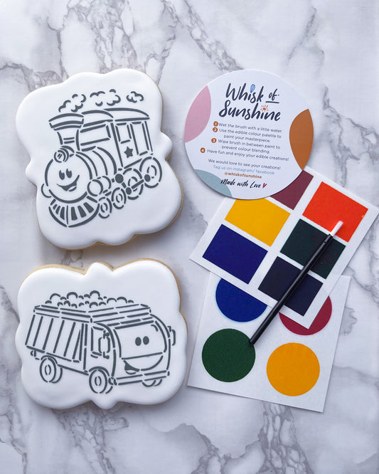 Train & Truck PYO Cookie Kit