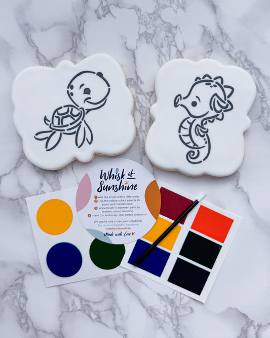 Turtle & Seahorse PYO Cookie Kit