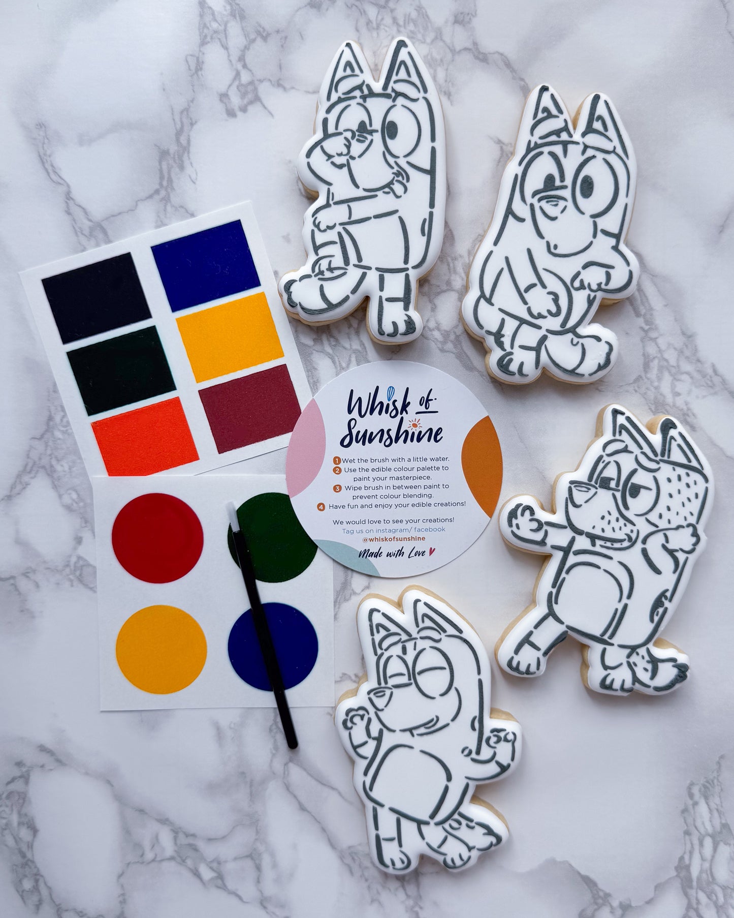 Wacky H. Family Paint Your Own Cookie Kit
